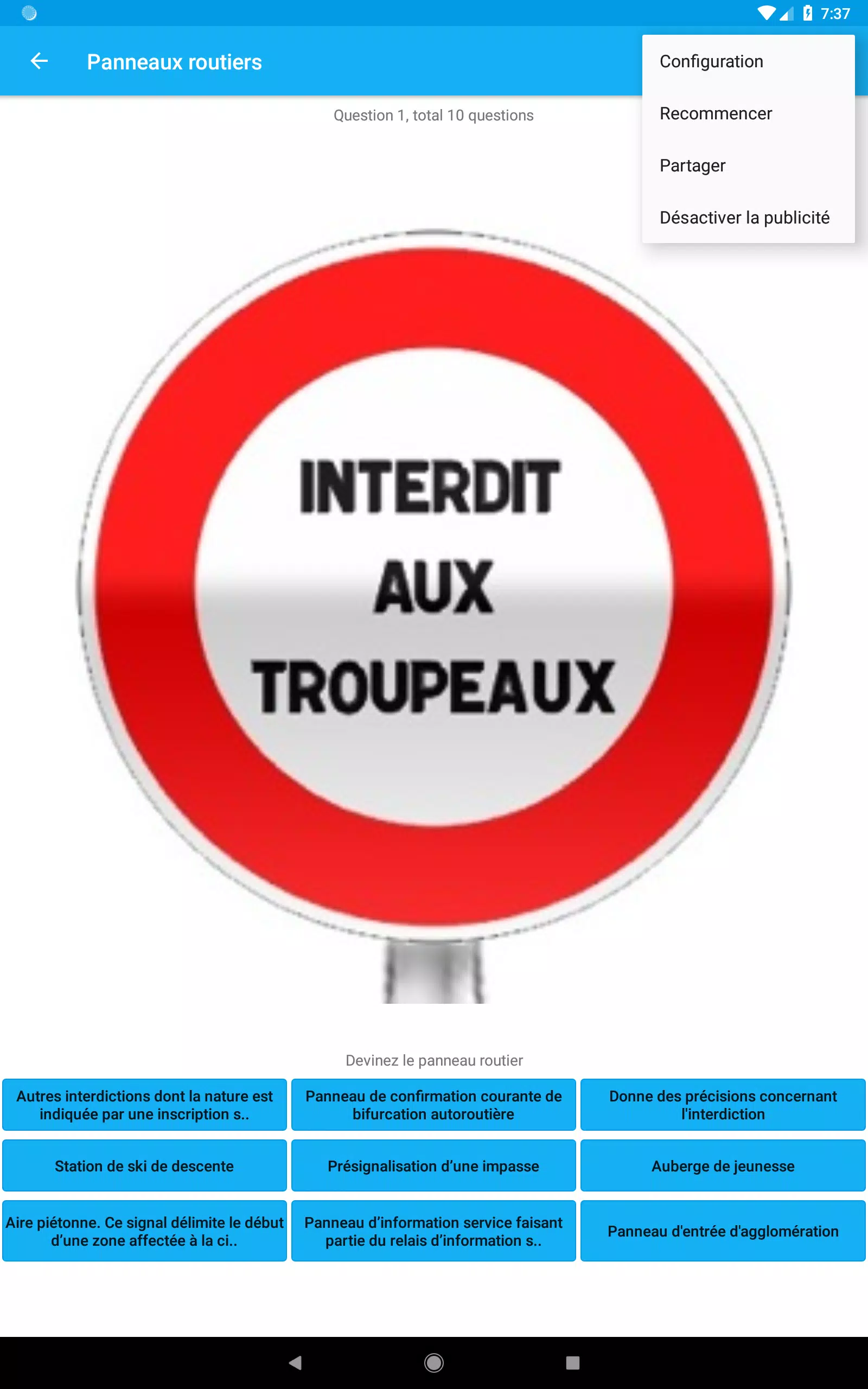 Panneaux routiers APK for Android Download