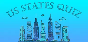 米国の州の地図、首都、旗 - 地理クイズとゲーム