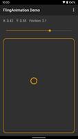 FlingAnimation Demo постер