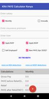 KRA PAYE Tax Calculator Kenya captura de pantalla 1