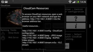 برنامه‌نما Cloud Cam عکس از صفحه