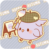 Tweecha Theme:Happy Autumn icône