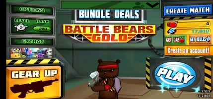 Battle Bears Gold capture d'écran 2