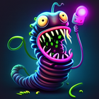 Worms Fun Snake .io أيقونة