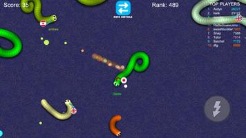 Worms Fun Snake .io capture d'écran 2
