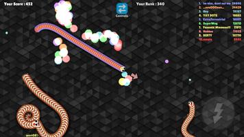 Worms Fun Snake .io screenshot 1