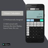 Citizen Calculator Plus capture d'écran 1