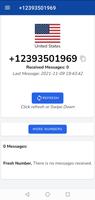 SMS Receive, Temp Phone Number captura de pantalla 3