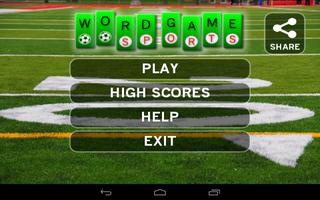 Word Game Sports 海报