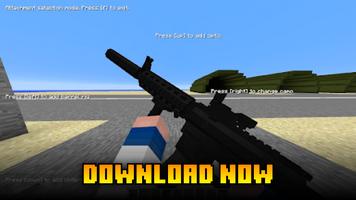 Mods guns for Minecraft pe Affiche