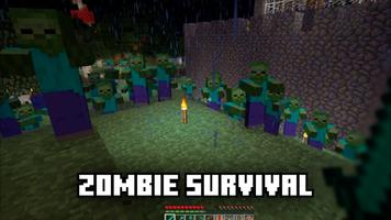 Zombie Mod for minecraft Affiche