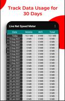 Live Net Speed Meter تصوير الشاشة 1