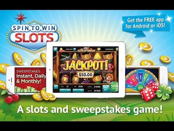 Spin To Win Slots Sweepstakes Spin To Win Slots Sweepstakes