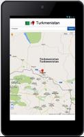 Turkmenistan map ảnh chụp màn hình 1