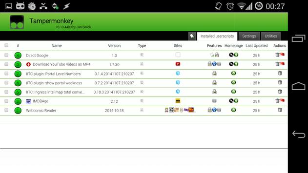Tampermonkey Dolphin 截图 1
