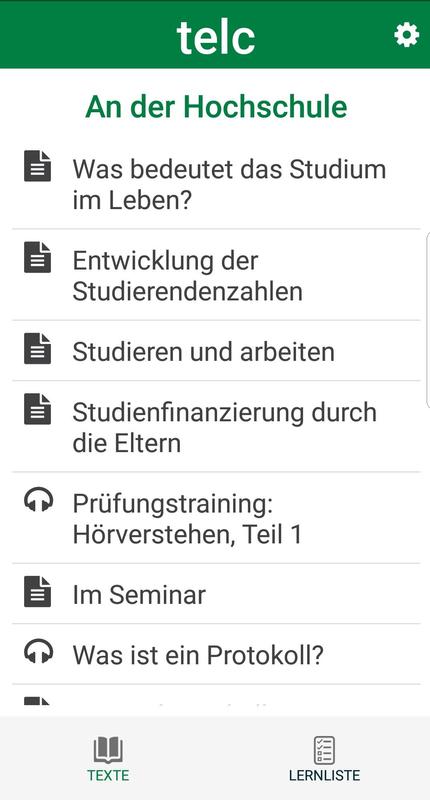 Telc Deutsch C1 Wortschatz для андроид скачать Apk