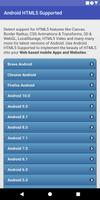 HTML5 Supported for Android -C ポスター