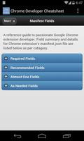 Chrome Developer Cheatsheet постер