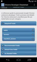 Chrome Developer Cheatsheet скриншот 1