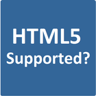 HTML5 Supported?-icoon