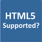 HTML5 Supported? icon