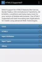 HTML5 Supported? الملصق