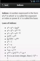 برنامه‌نما Maths Formulas عکس از صفحه