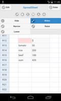 Simple Spreadsheet स्क्रीनशॉट 2
