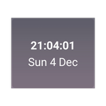 Date Clock Widget