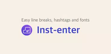 Inst-enter : шрифты и смайлики