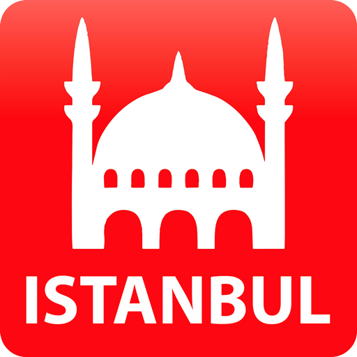 Istanbul Travel Map Guide with