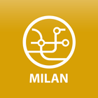 آیکون‌ Public transport map Milan