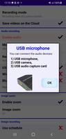 USB camera & Audio capture d'écran 2