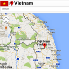 Vietnam map icône