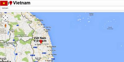 Vietnam map capture d'écran 3