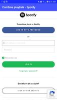 Combine playlists - Spotify โปสเตอร์