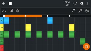 SoundFont Drum Machine captura de pantalla 1