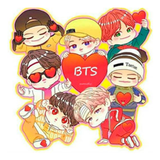 Cute BTS Chibi Wallpaper أيقونة