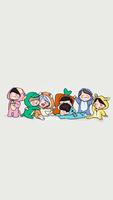 Cute BTS Chibi Wallpaper تصوير الشاشة 3