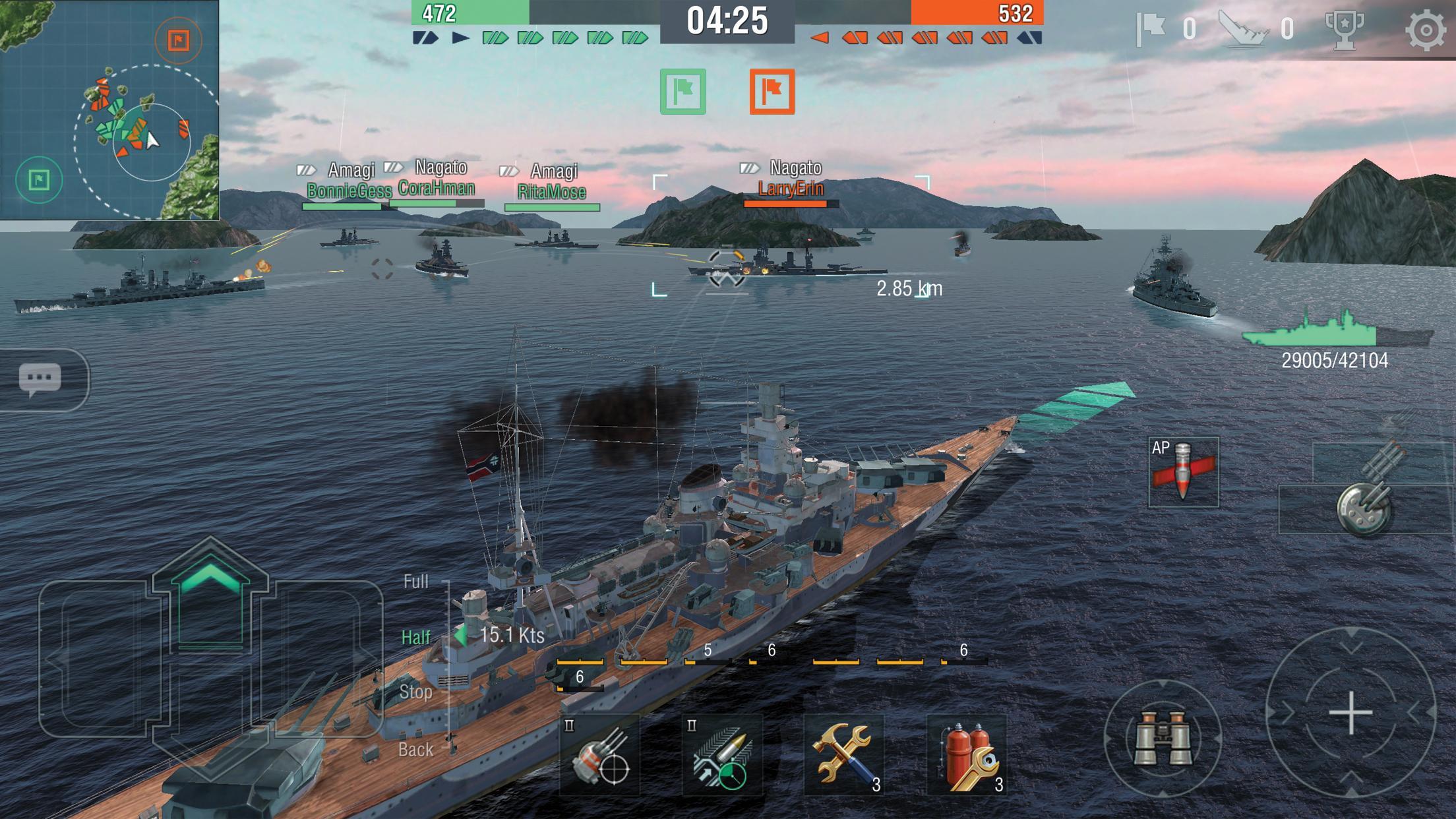 World Of Warships Blitz Gunship Action War Game For Android Apk