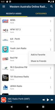 Western Australia Online Radio App - Australia screenshot 1