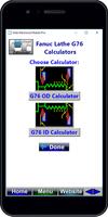 G76 CNC Lathe Threading Programming Calculator Affiche