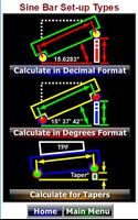 Sine Bar Set-up Calculator ポスター