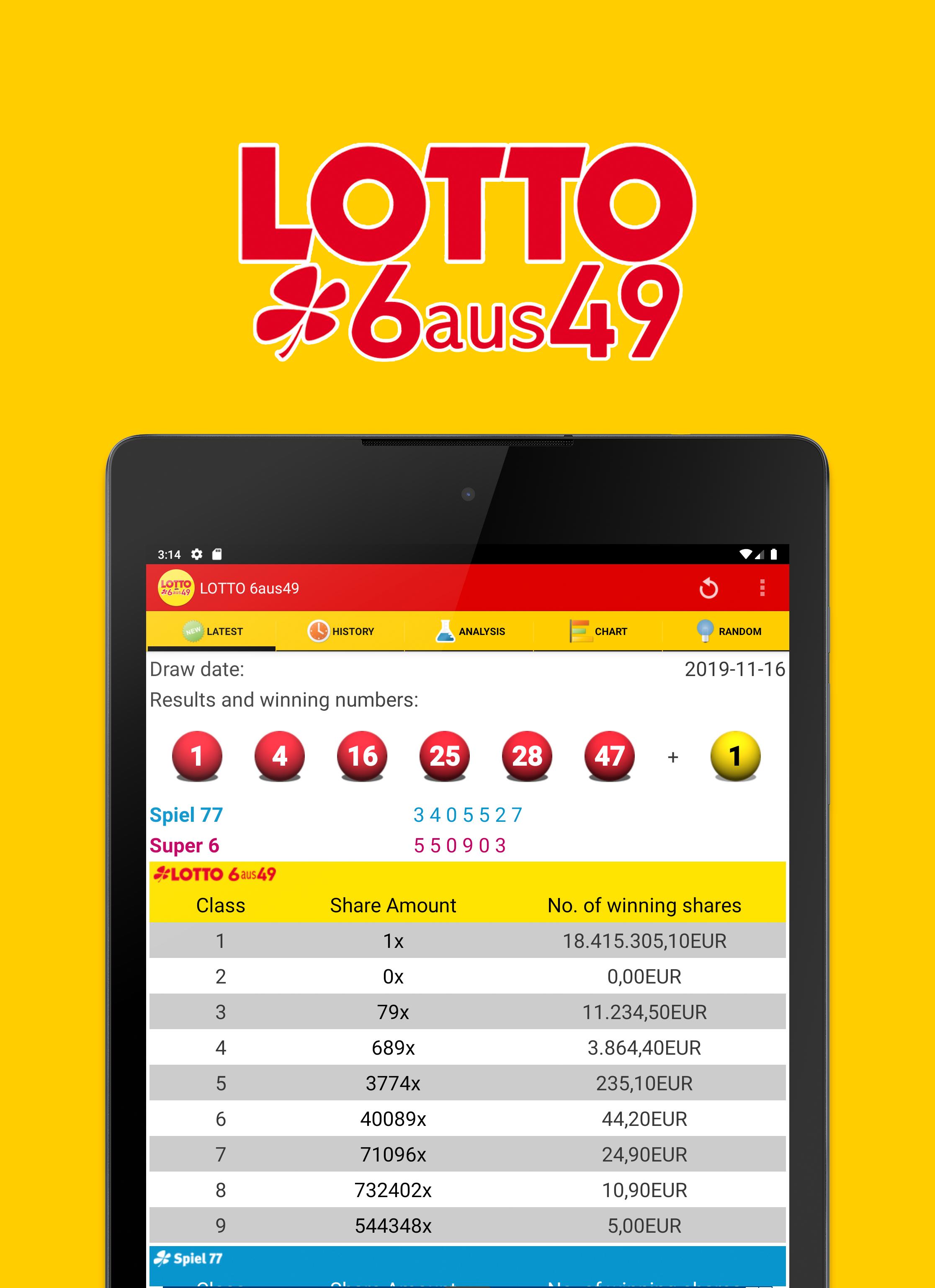 LOTTO 6aus49 for Android - APK Download