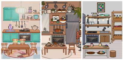 Toca Boca Kitchen Ideas постер