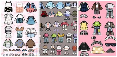 Toca Boca Outfit Ideas Plakat