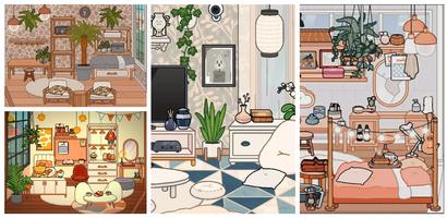 Aesthetic Toca Boca Room Ideas скриншот 3