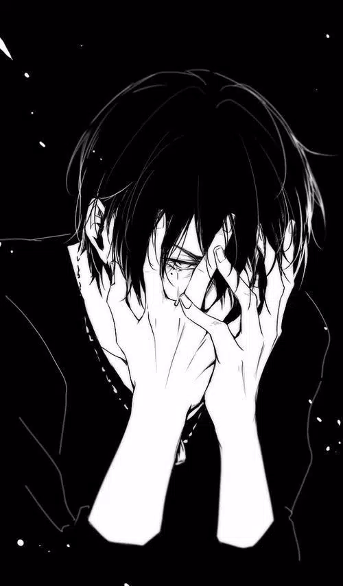 Download Anime PFP Sad Boy Wallpaper