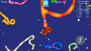 Worms Snake Zone Battle .io скриншот 1