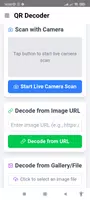 QR Decoder الملصق